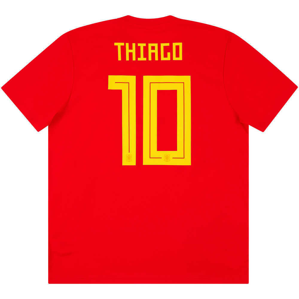 2018-19 Spain Home Shirt Thiago #10 *w/Tags*