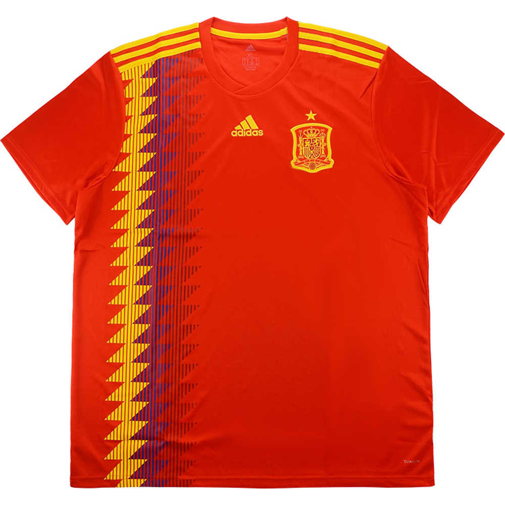 2018-19 Spain Home Shirt (Good) M