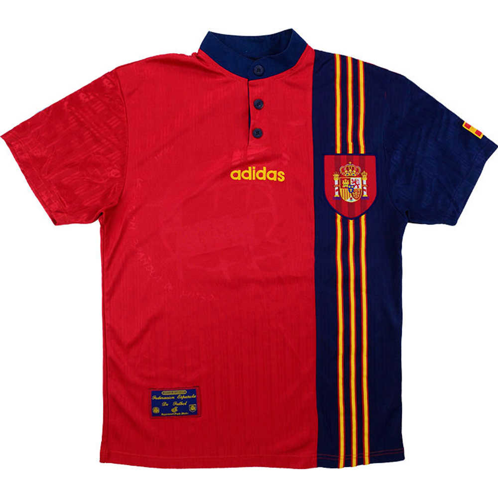 1996-97 Spain Home Shirt (Excellent) M