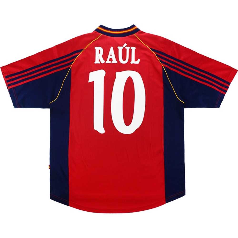 1998-99 Spain Home Shirt Raúl #10 (Excellent) XL