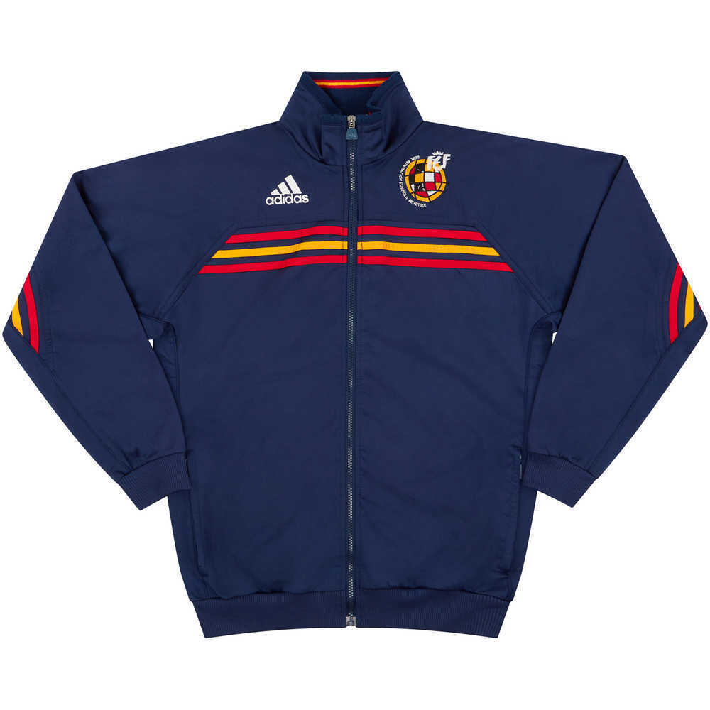 1998-99 Spain Adidas Track Jacket (Very Good) XL.Boys