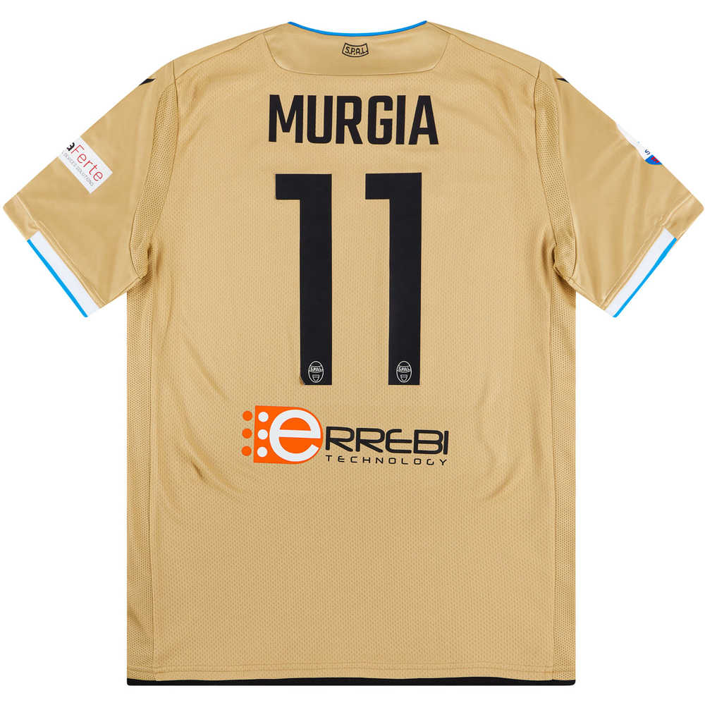 2019-20 SPAL Match Issue Away Shirt Murgia #11