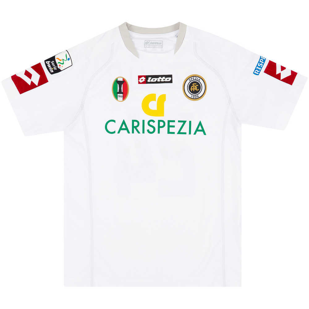2012-13 Spezia Match Issue Home Shirt Izzillo #24