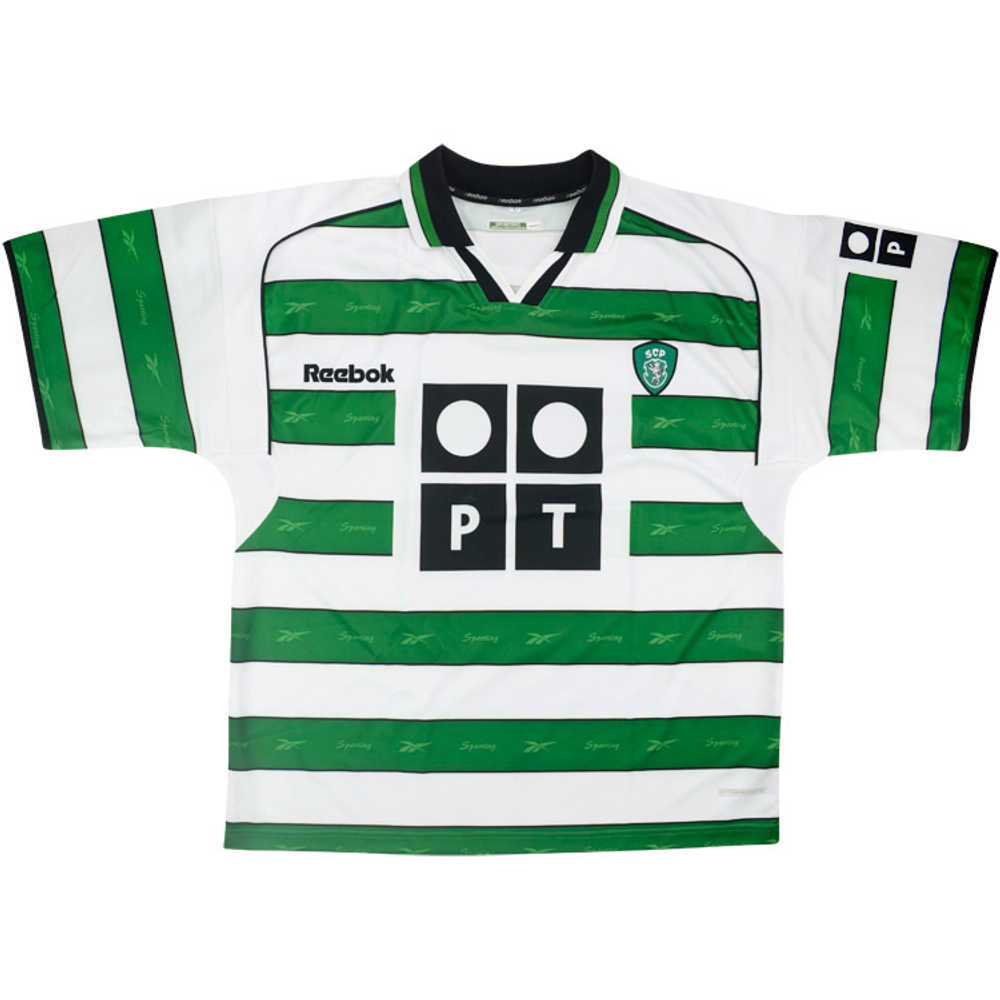 2001-02 Sporting Lisbon Home Shirt (Good) M