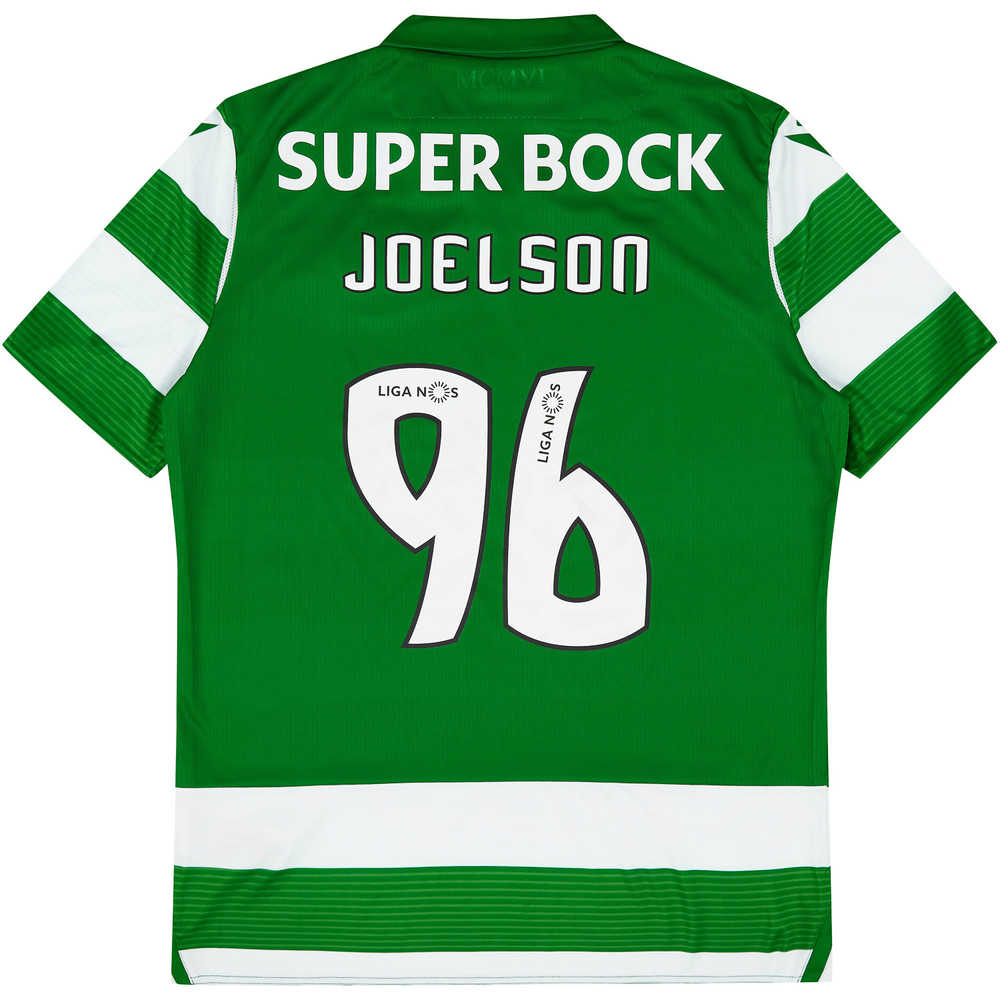 2019-20 Sporting Lisbon Home Authentic Shirt Joelson #96 *w/Tags*