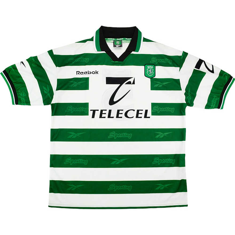 1999-00 Sporting Lisbon Home Shirt (Good) XXL