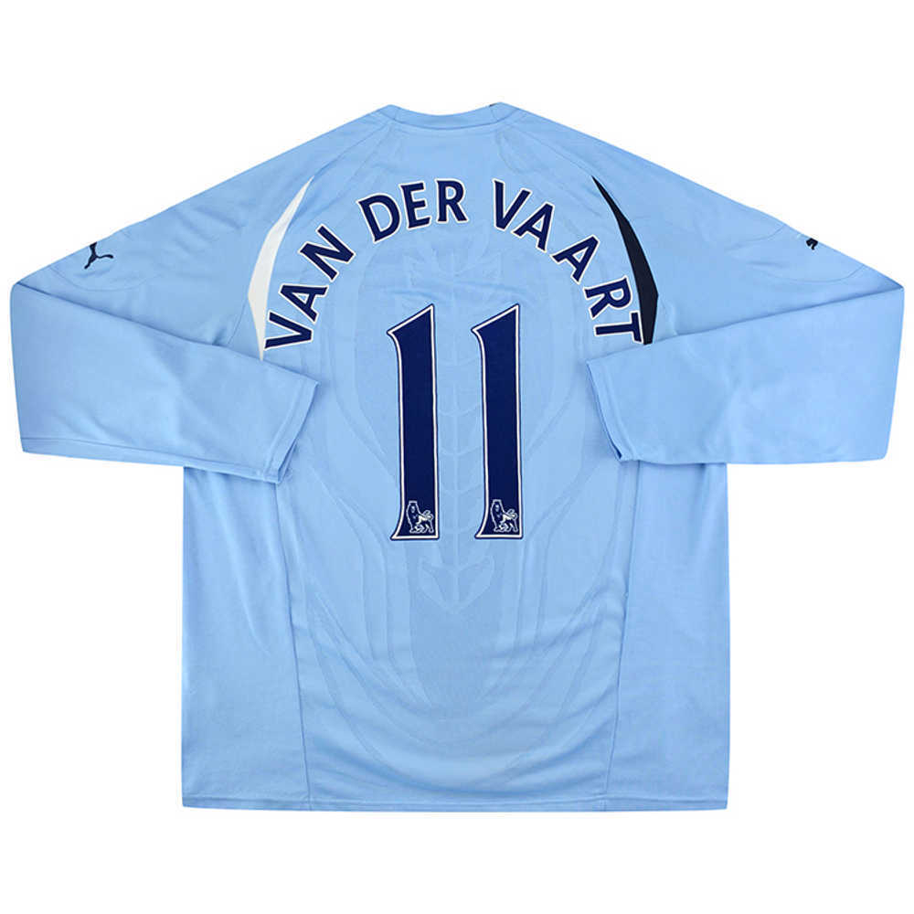 2010-11 Tottenham Away L/S Shirt van der Vaart #11 (Excellent) L