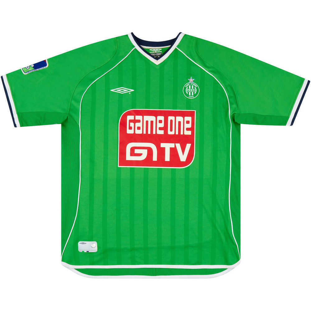 2002-03 Saint Etienne Match Issue Home Shirt Razak #25