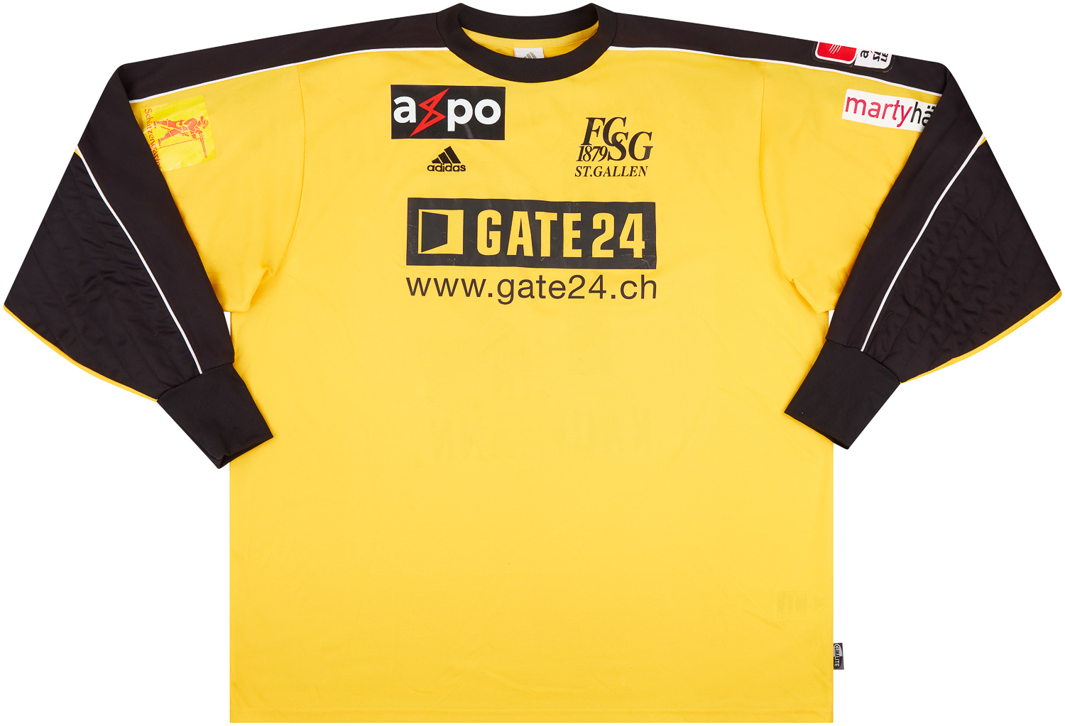 2005-06 St Gallen Match Issue GK Shirt Kaufmann #12