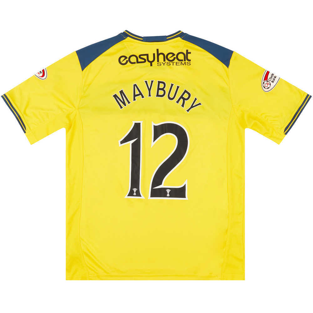 2011-12 St Johnstone Match Issue Away Shirt Maybury #12