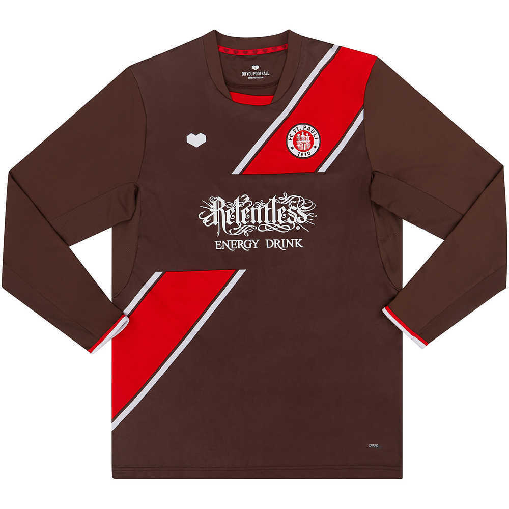 2013-14 St Pauli Home L/S Shirt (Excellent) S