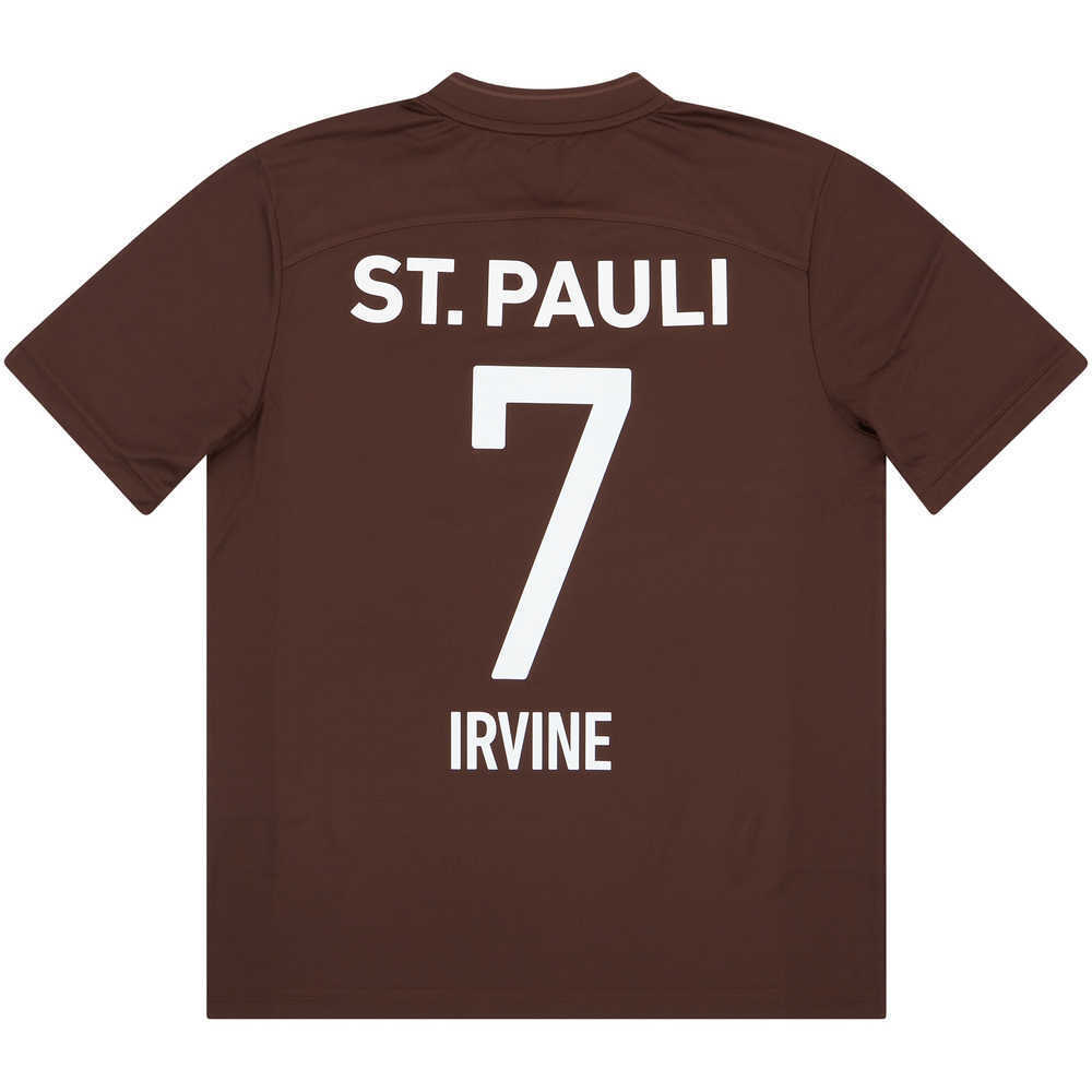 2021-22 St Pauli Home Shirt Irvine #7 *w/Tags* 