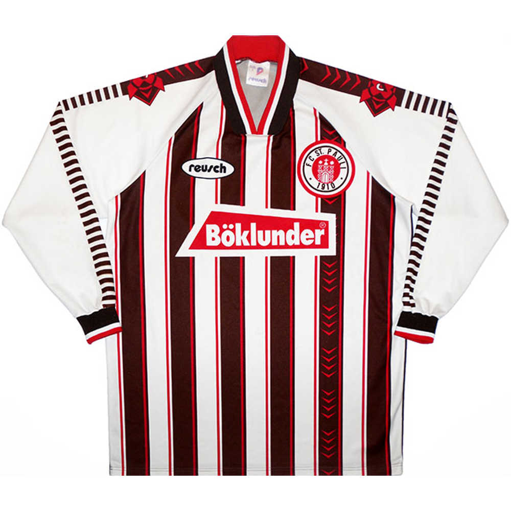 1996-97 St Pauli Home L/S Shirt (Very Good) XS/S