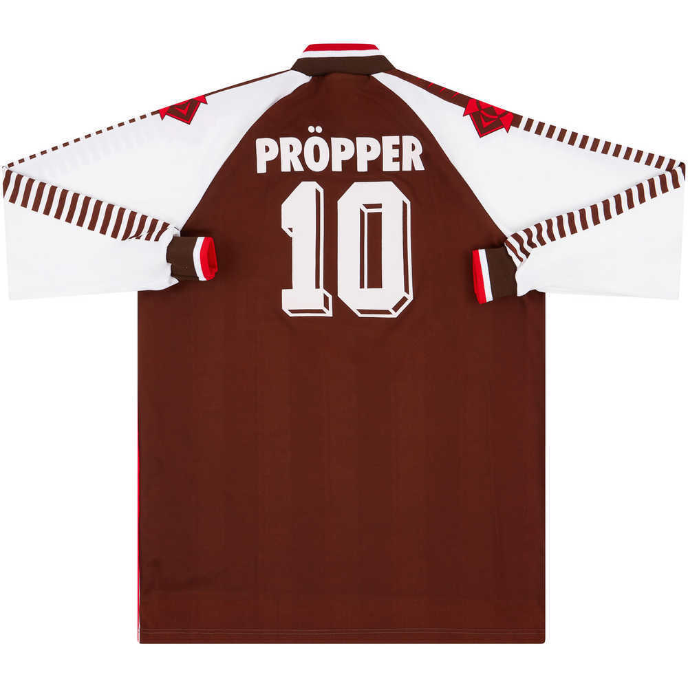 1996-97 St Pauli Home L/S Shirt Pröpper #10 (Excellent) XL/XXL