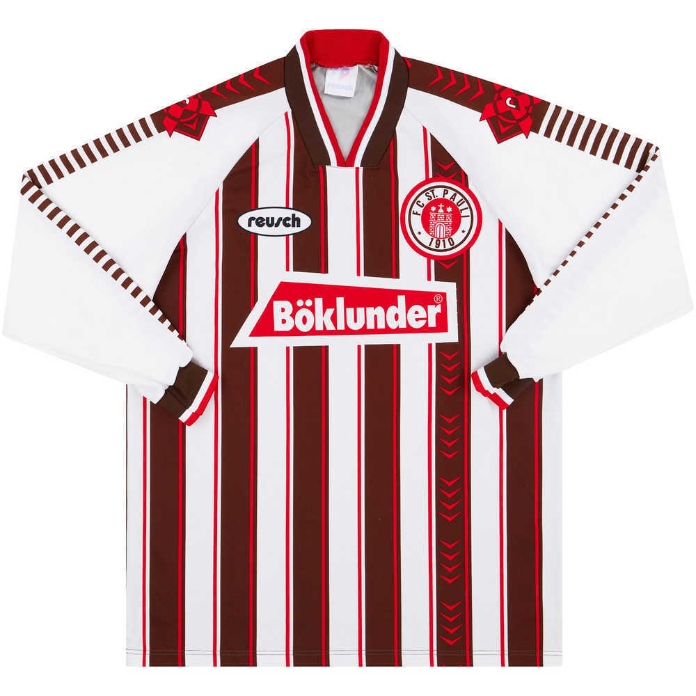 1996-97 St Pauli Home L/S Shirt (Excellent) XL/XXL