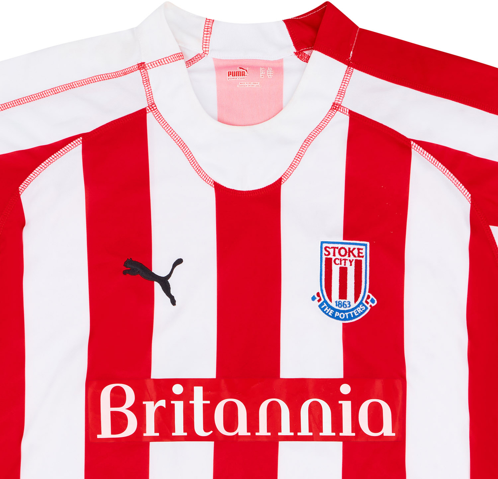 2006-07 Stoke City Home Shirt (Good) XL-Stoke City