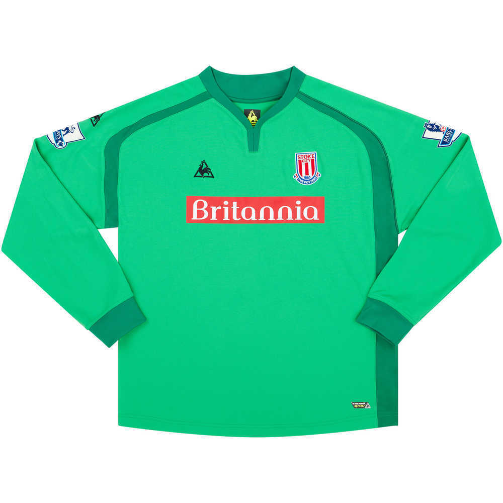 2009-10 Stoke City Match Issue GK Shirt Begovic #27 (v Bolton)