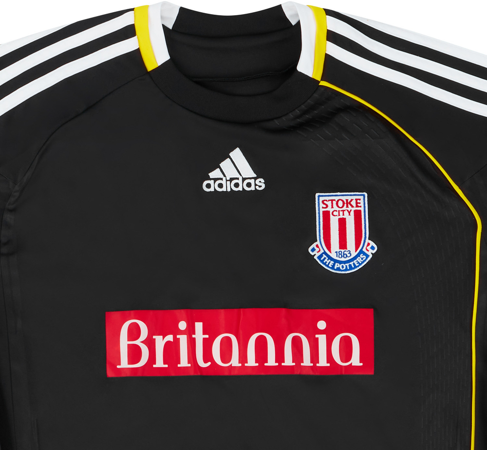 2010-11 Stoke City GK Shirt Begovic #1 (Excellent) S-Stoke City Goalkeeper Names & Numbers