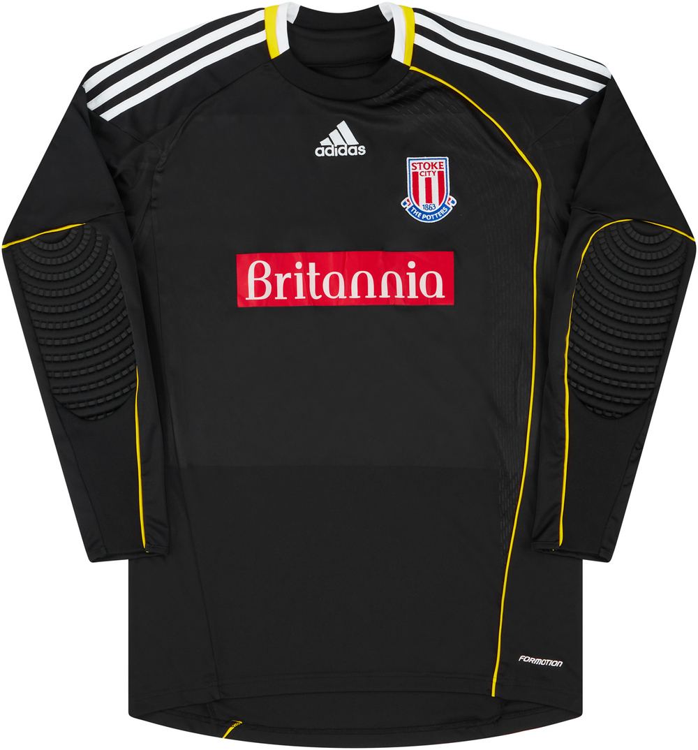 2010-11 Stoke City GK Shirt Begovic #1 (Excellent) S-Stoke City Goalkeeper Names & Numbers