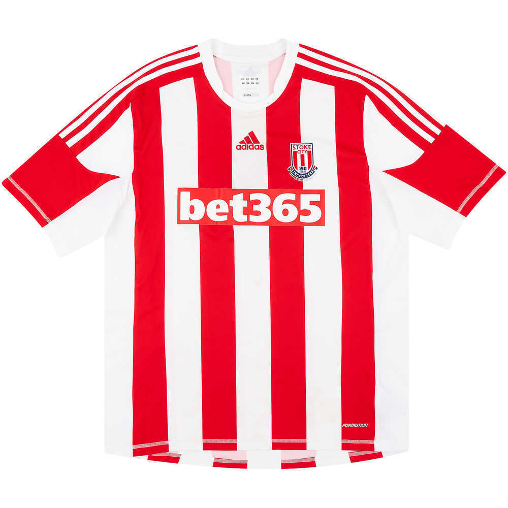 2012-13 Stoke City Match Issue Home Shirt #30 (Shotton) v Sporting Kansas City