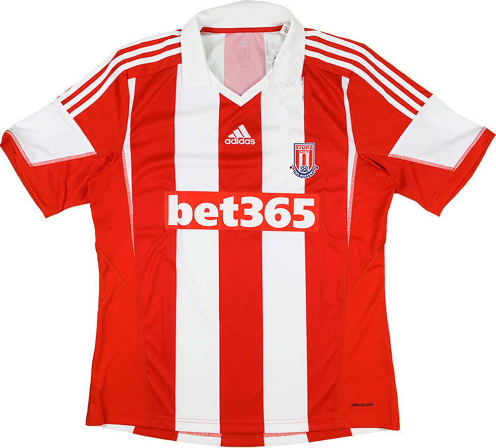 2013-14 Stoke City '150 Years' Home Shirt (Excellent) S-Stoke City