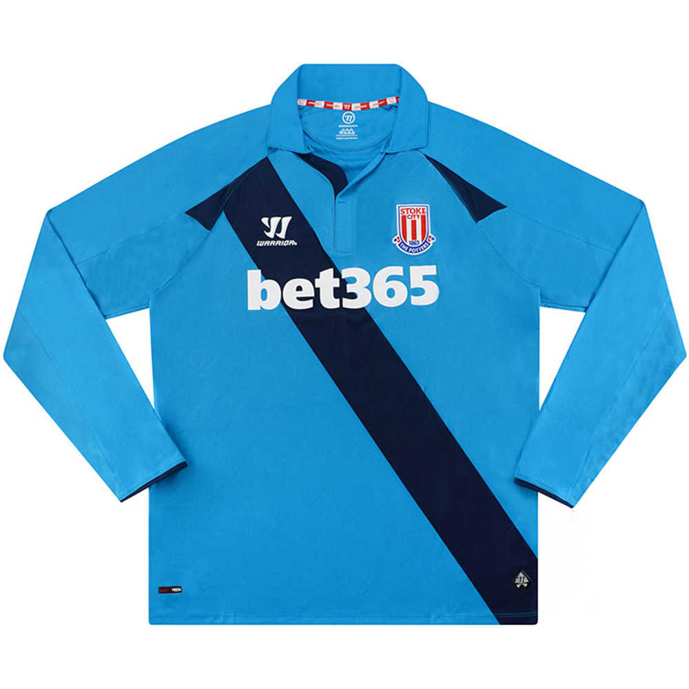 2014-15 Stoke City Away L/S Shirt *Mint* L