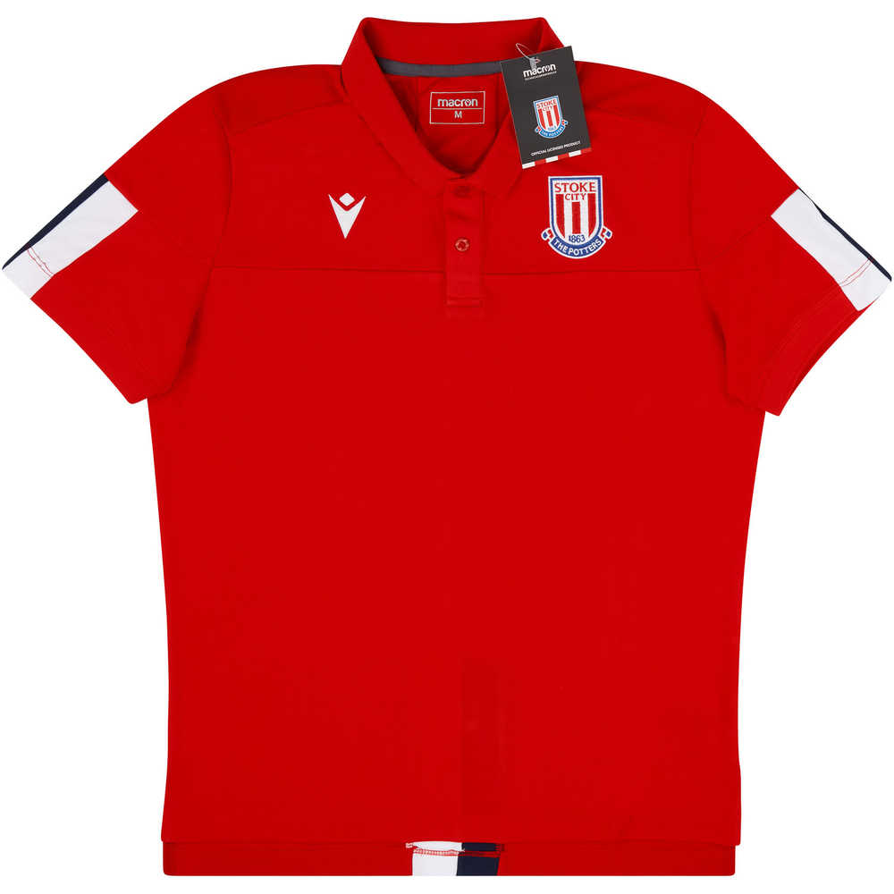 2019-20 Stoke City Macron Staff Polo T-Shirt *w/Tags*