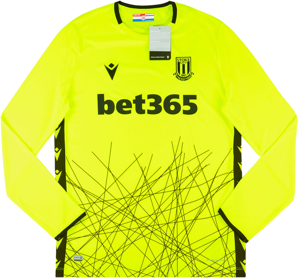 2020-21 Stoke City GK Home Authentic Shirt *BNIB*-Stoke City Goalkeeper New Clearance Permanent Price Drops