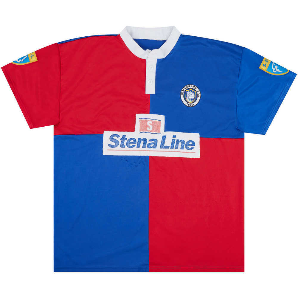 1996-97 Stranraer Match Issue Home Shirt #14