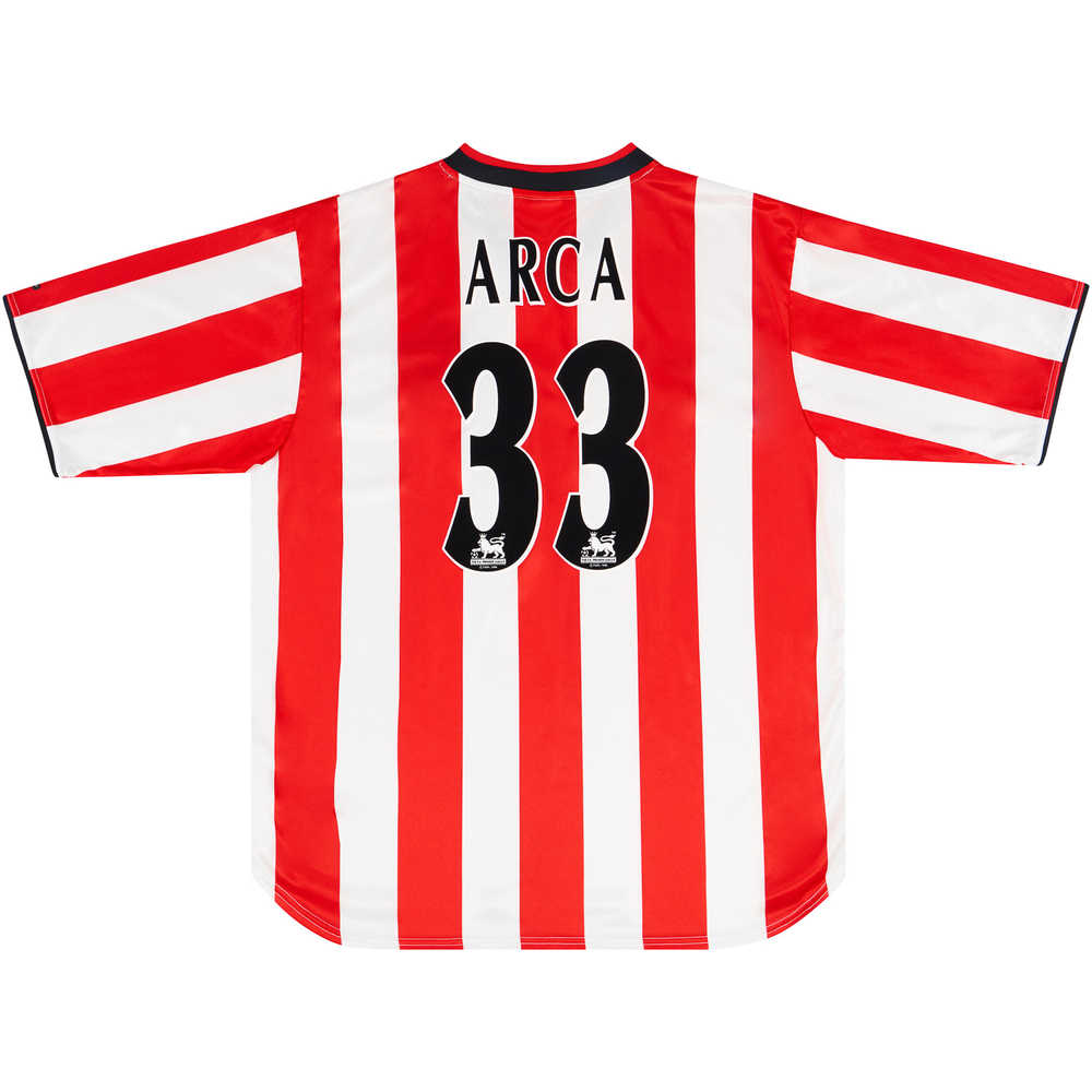 2000-02 Sunderland Home Shirt Arca #33 (Very Good) XL