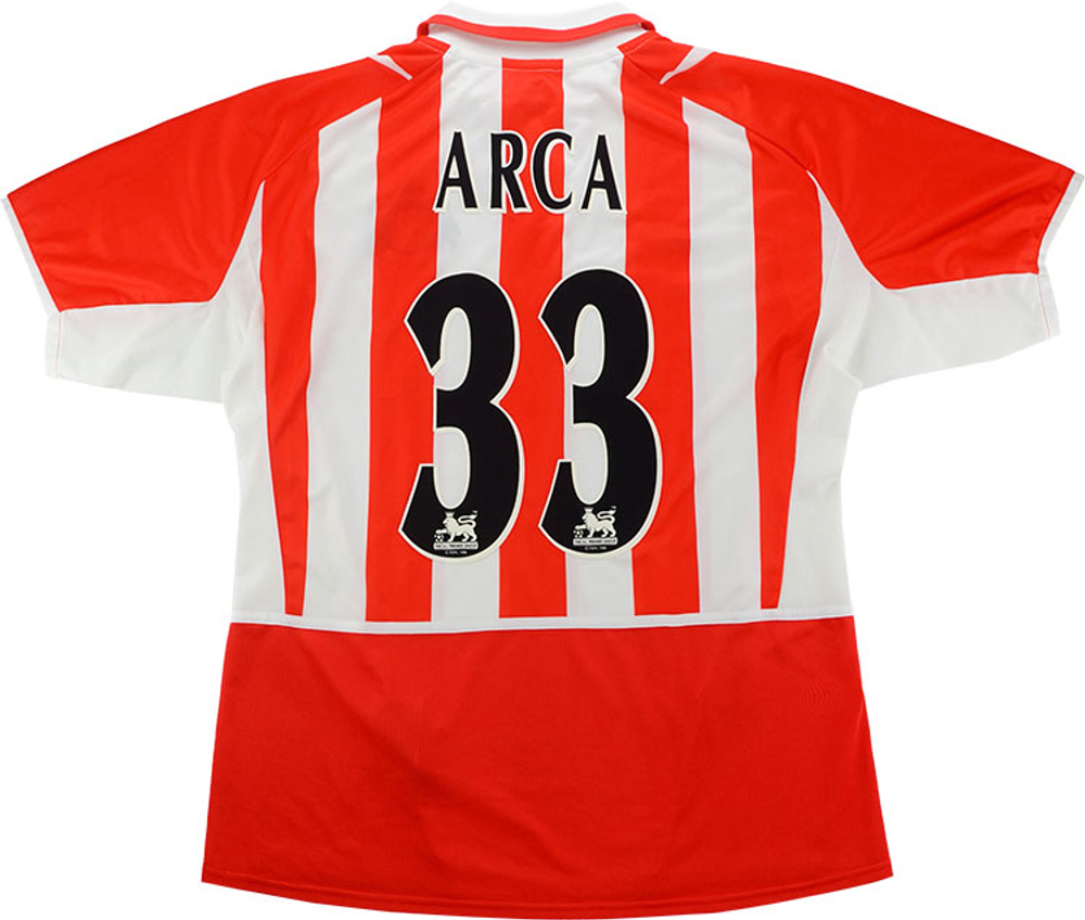 2002-03 Sunderland Home Shirt Arca #33 (Excellent) XXL-Specials Sunderland Names & Numbers