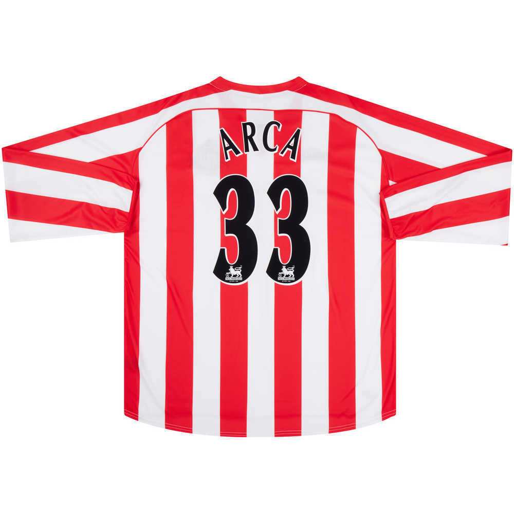 2005-07 Sunderland Home L/S Shirt Arca #33 (Excellent) XL