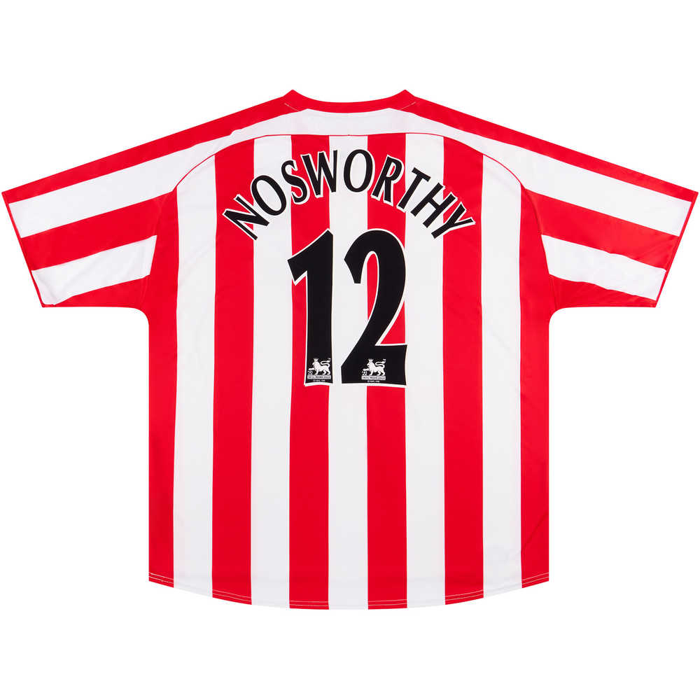 2005-07 Sunderland Home Shirt Nosworthy #12 (Excellent) L