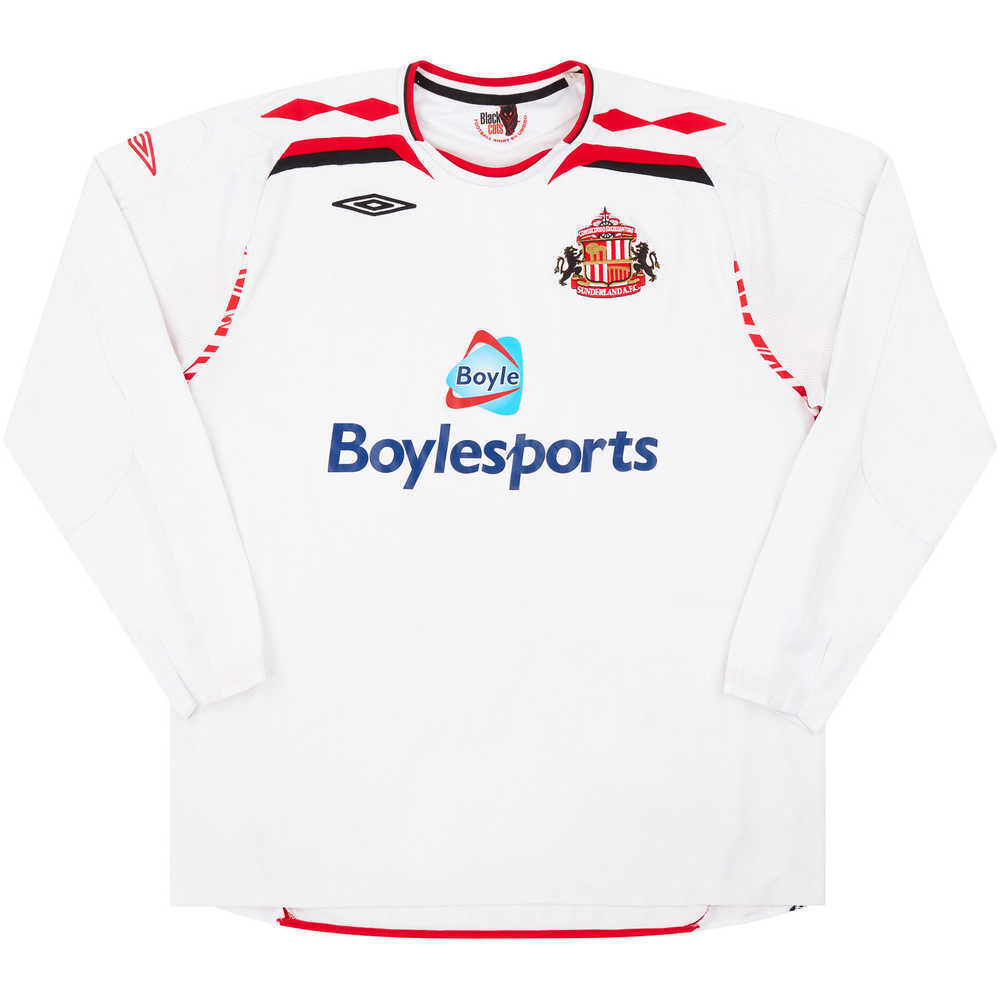 2007-08 Sunderland Away L/S Shirt (Very Good) XXL
