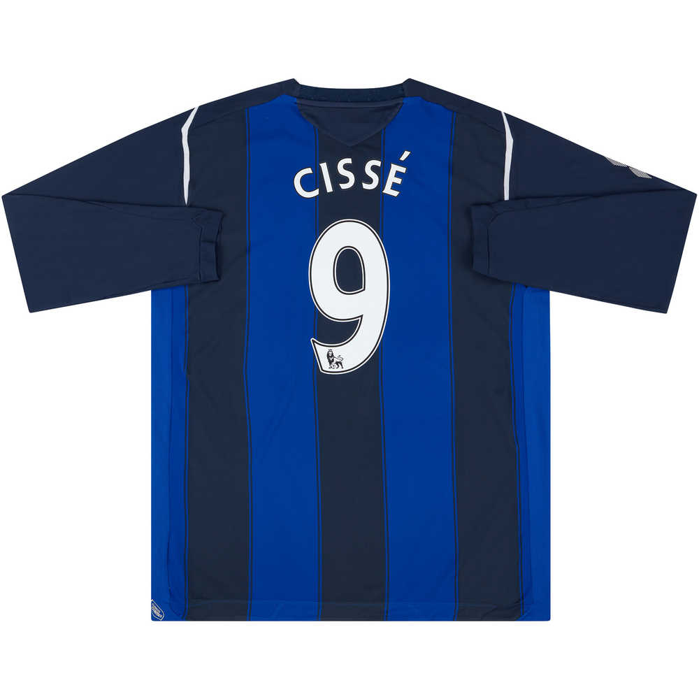 2008-09 Sunderland Away L/S Shirt Cissé #9 (Very Good) XL