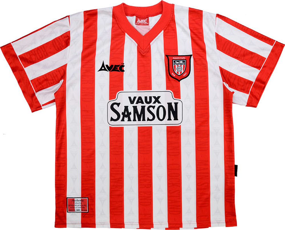 1996-97 Sunderland Home Shirt Quinn #17 (Excellent) L-Sunderland Names & Numbers Cult Heroes Sunderland Names & Numbers Cult Heroes