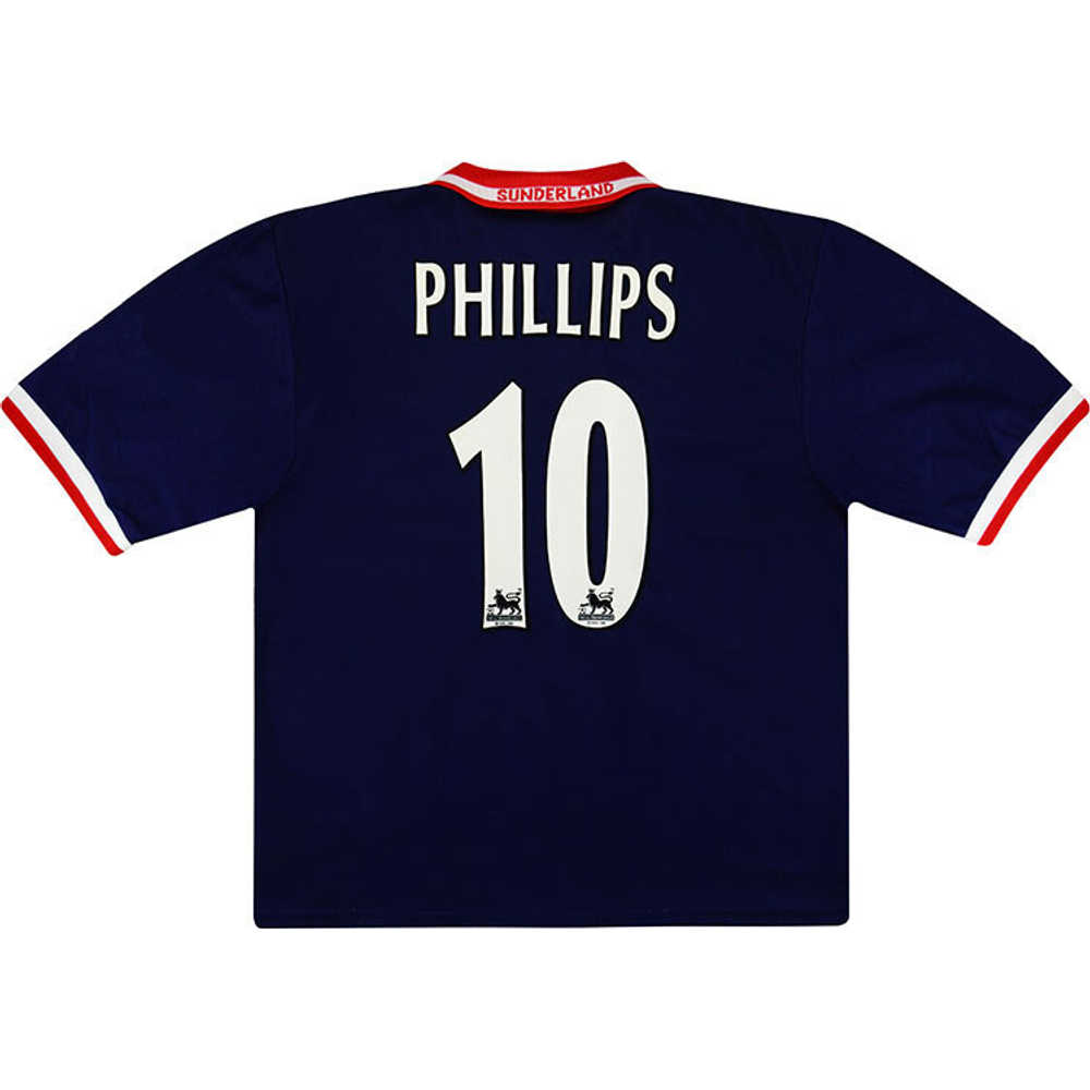 1999-00 Sunderland Away Shirt Phillips #10 (Excellent) XXL