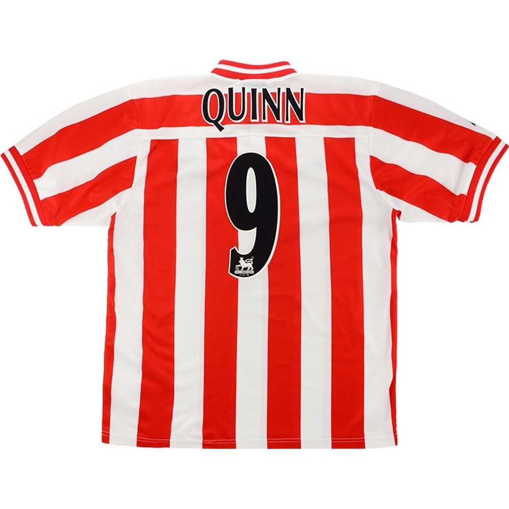 1999-00 Sunderland Home Shirt Quinn #9 (Excellent) XXL