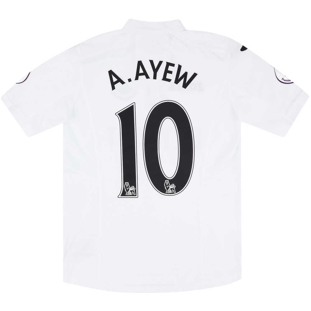 2016-17 Swansea Match Issue Home Shirt A.Ayew #10