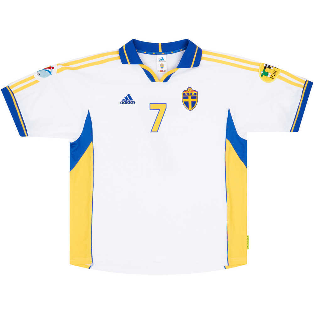 2000 Sweden Match Issue European Championship Away Shirt Mild #7