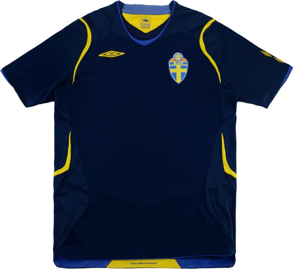 2008-10 Sweden Away Shirt (Very Good) S-Sweden Euro 2020