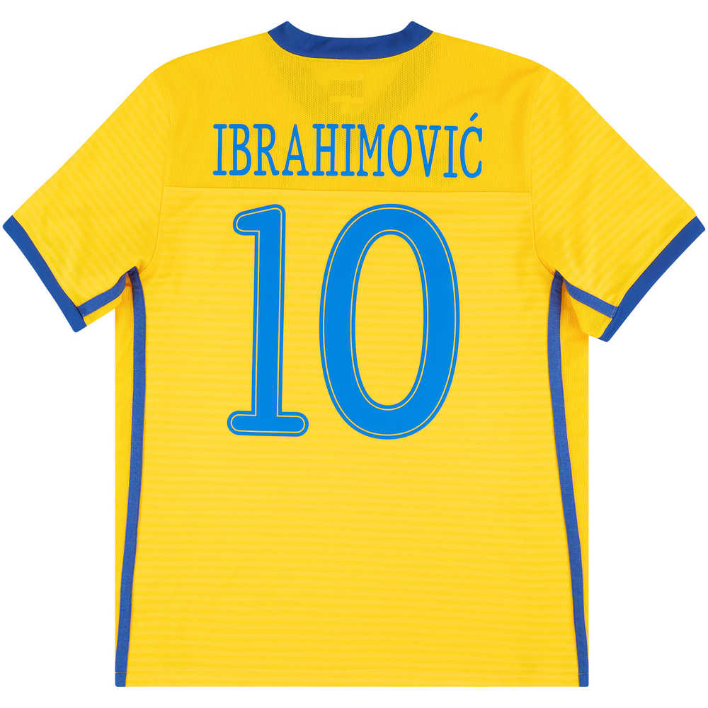 2010-11 Sweden Home Shirt Ibrahimović #10 *w/Tags* L