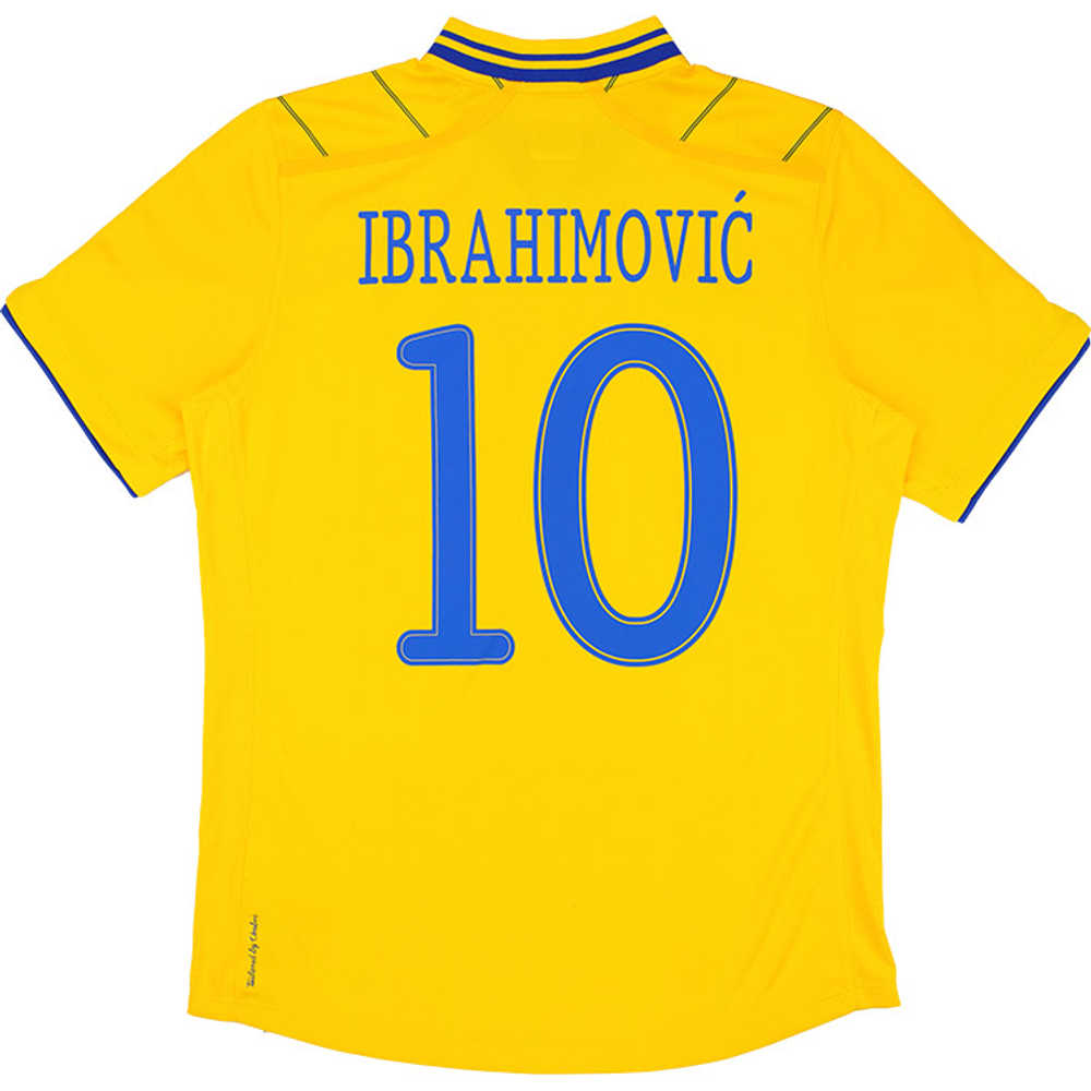 2012-13 Sweden Home Shirt Ibrahimović #10 (Excellent) XL