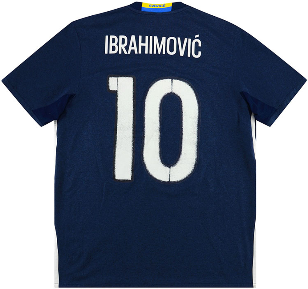2016-17 Sweden Away Shirt Ibrahimović #10 (Excellent) L