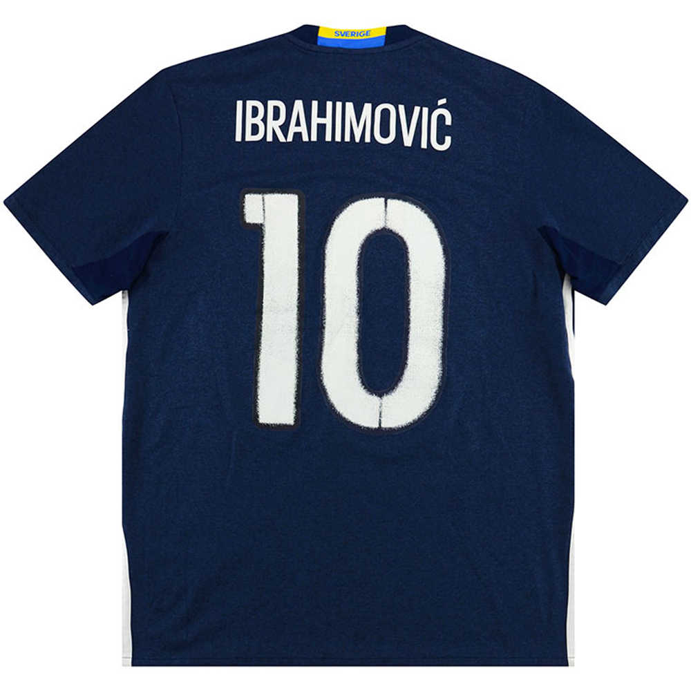 2016-17 Sweden Away Shirt Ibrahimović #10 (Excellent) L