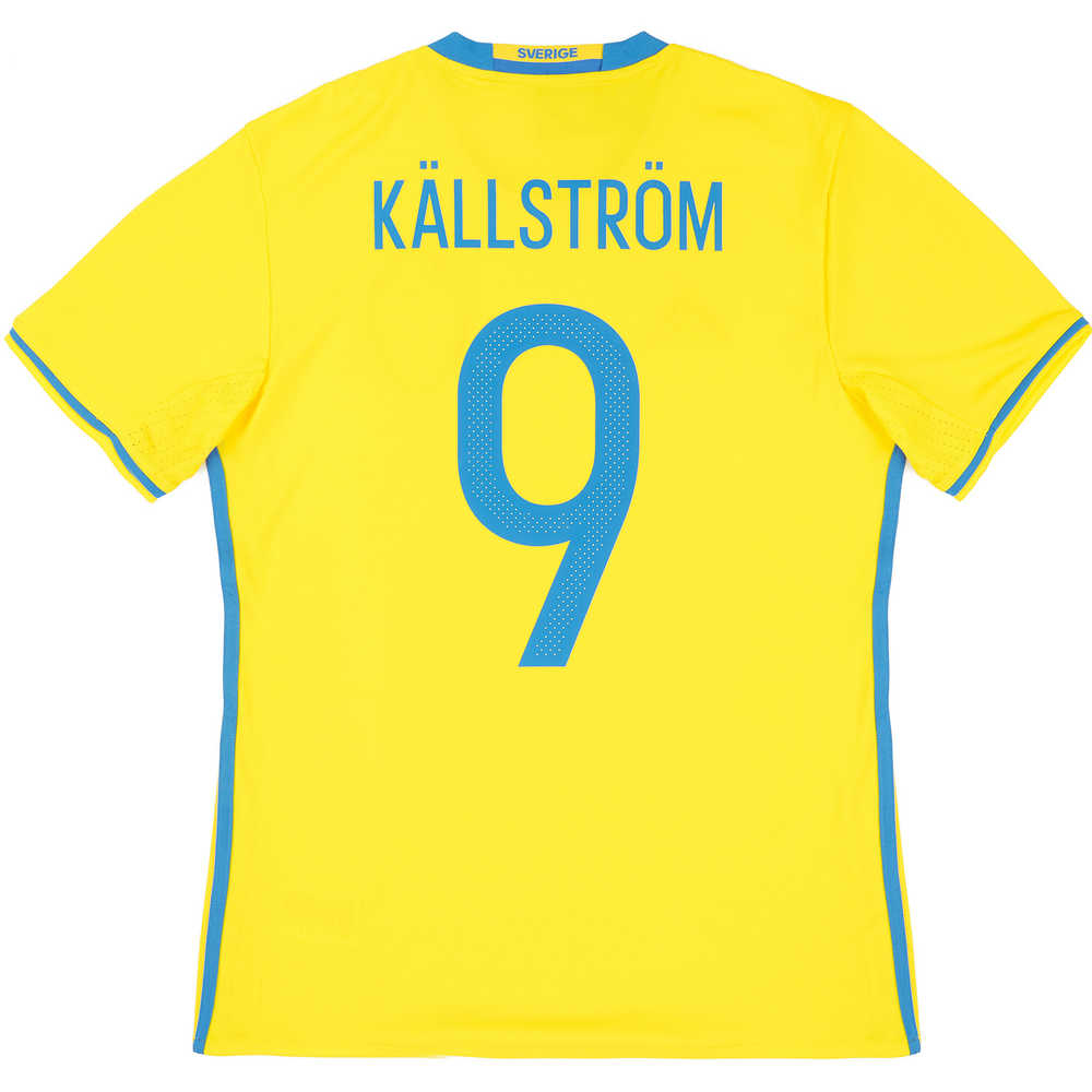 2016-17 Sweden Home Shirt Kallstrom #9 *w/Tags*