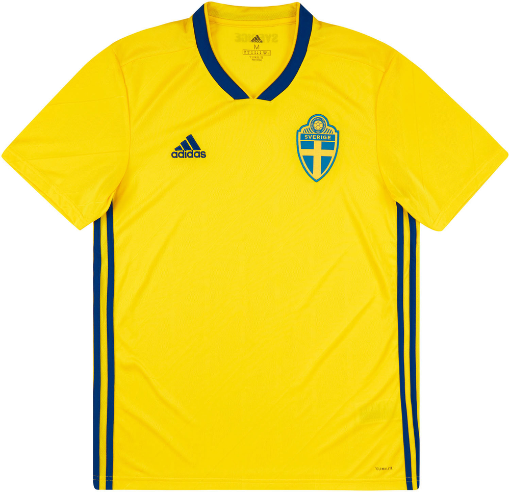 2017-19 Sweden Home Shirt (Excellent) XL.Boys-Sweden