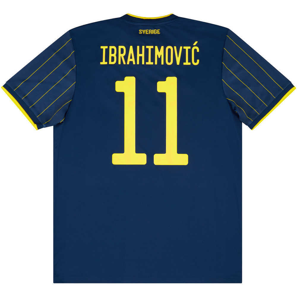 2020-21 Sweden Away Shirt Ibrahimović #11 *w/Tags*