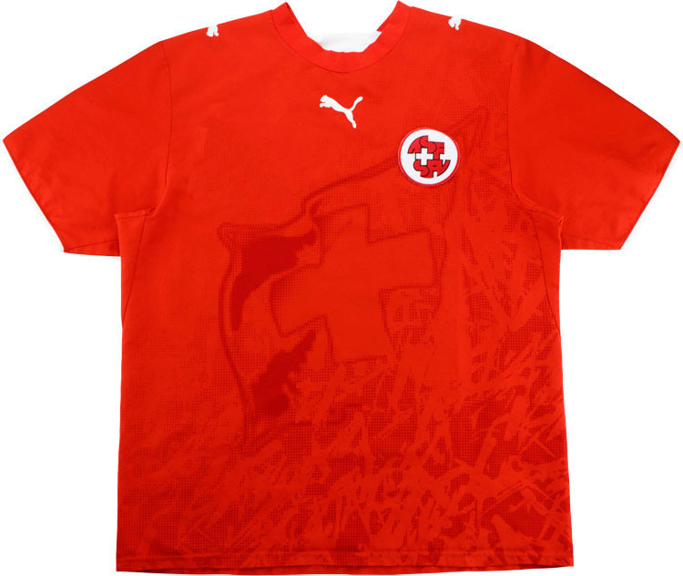 2006-08 Switzerland Home Shirt - 8/10 - ()