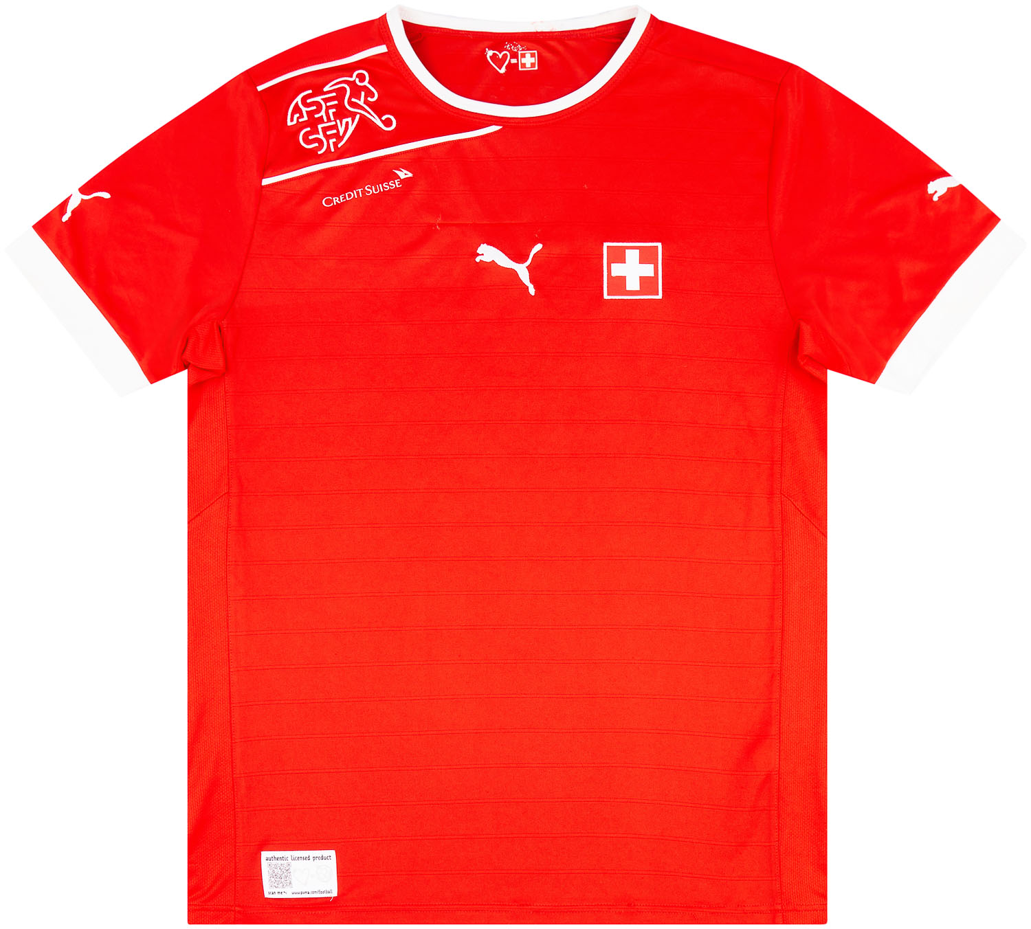 2012-13 Switzerland Home Shirt